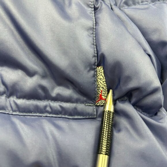 Nike Jordan 550 Military Parka Mens Large Down Puffer Jacket Lakers Colorway - Picture 5 of 15